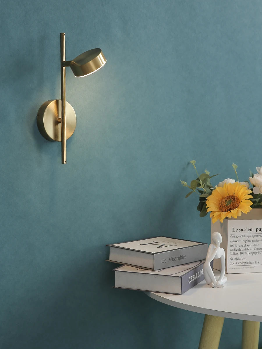 Adjustable Metallic Wall Lamp Light Fixture