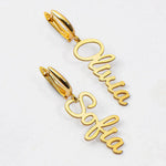 Load image into Gallery viewer, Custom Name Dangle Earrings