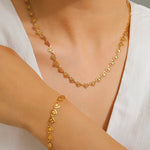 Load image into Gallery viewer, Dainty Spiral Hearts Bracelet and Necklace Set