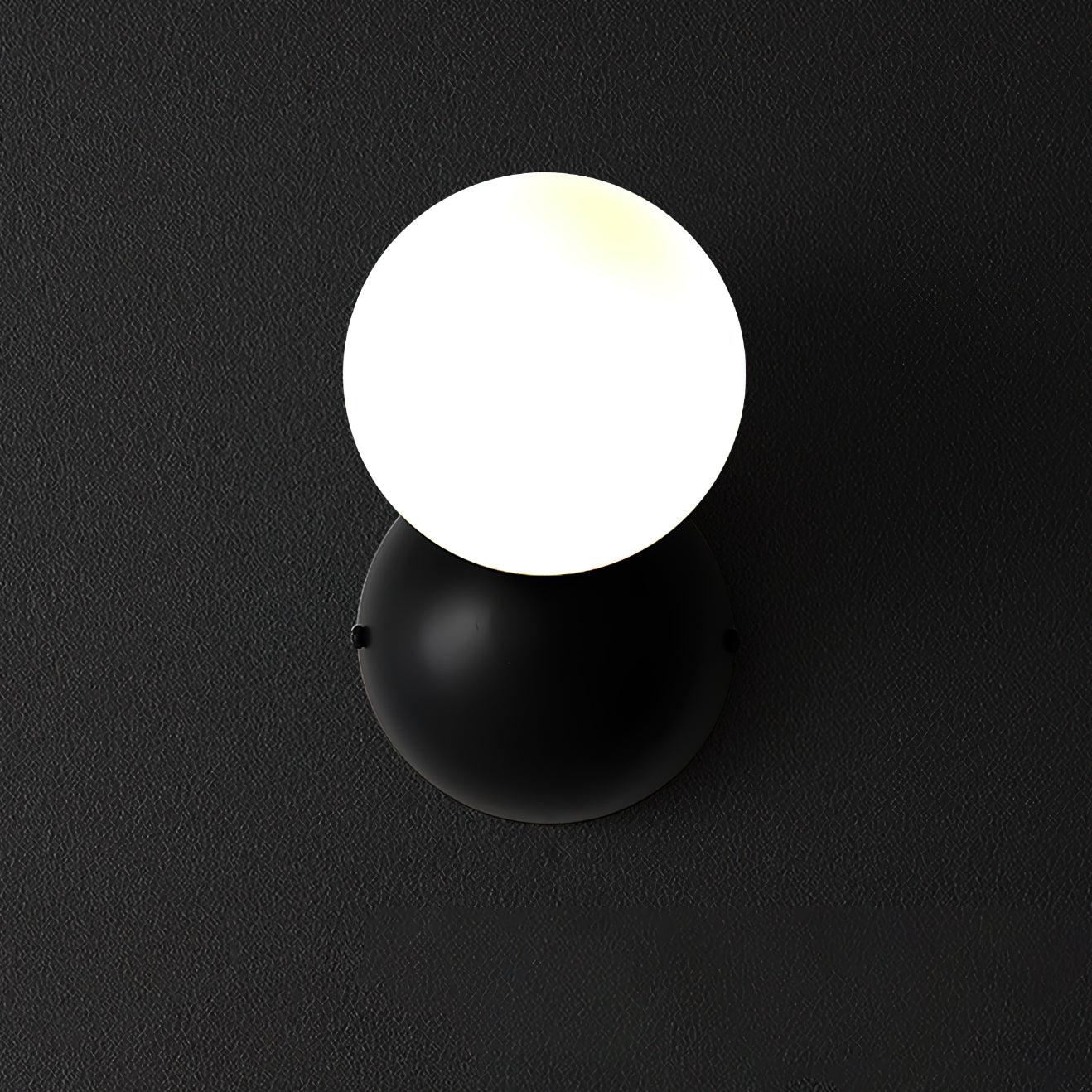 Globe Sleek Matte Brass Finish Wall Light