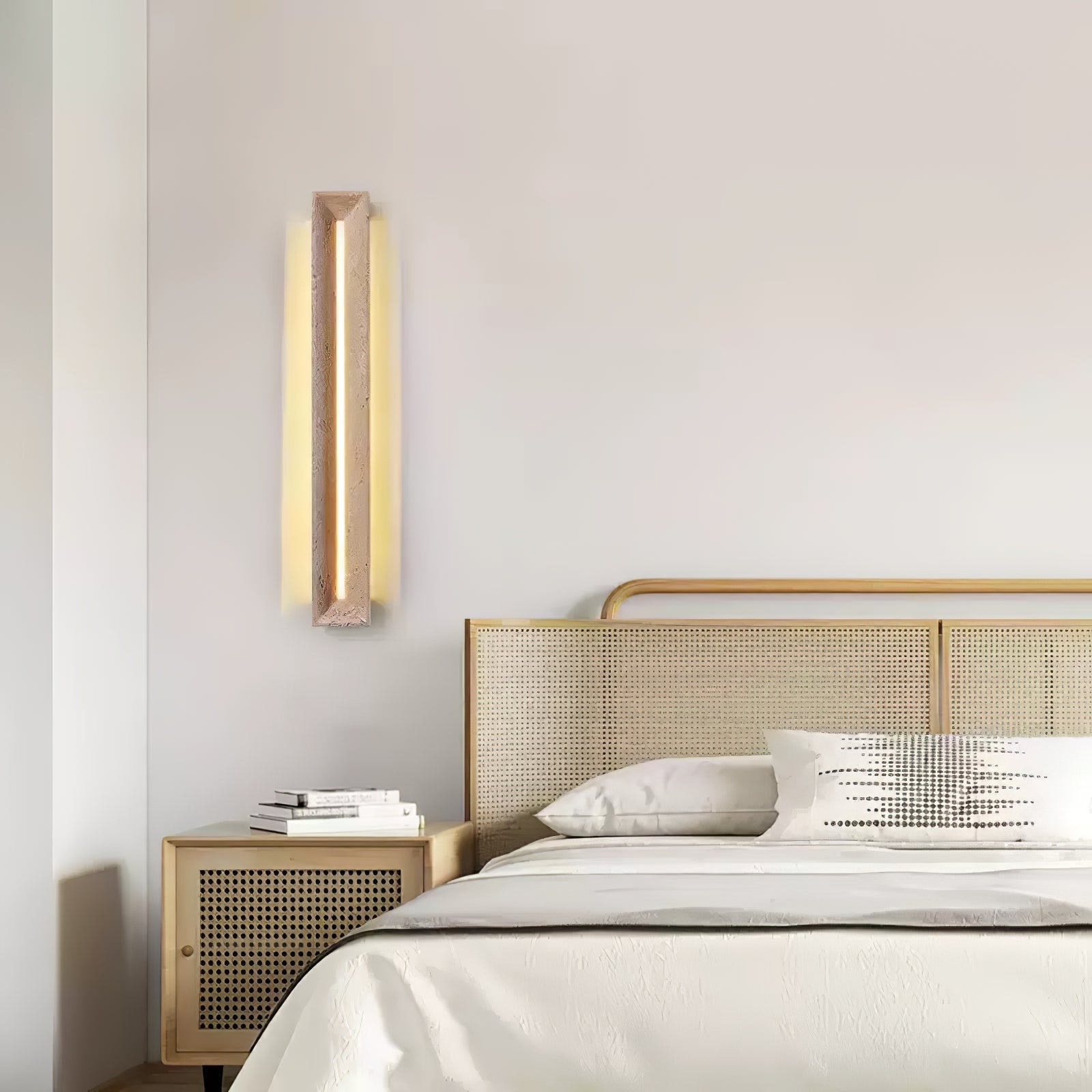 Travertine Beam Nordic Inspired Wall Light