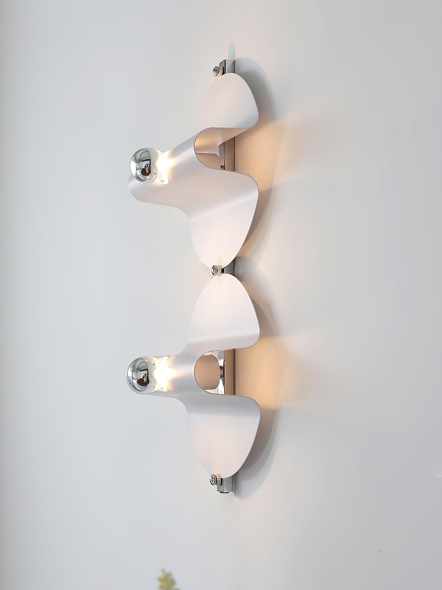 Sculptural Metal Nordic Inspired Wall Lamp