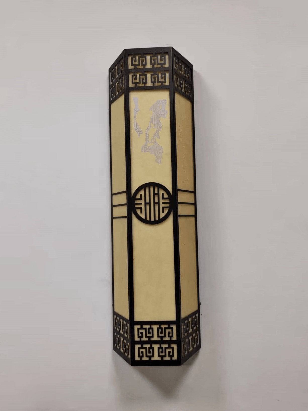 Striped Metal Nordic Inspired Wall Sconce