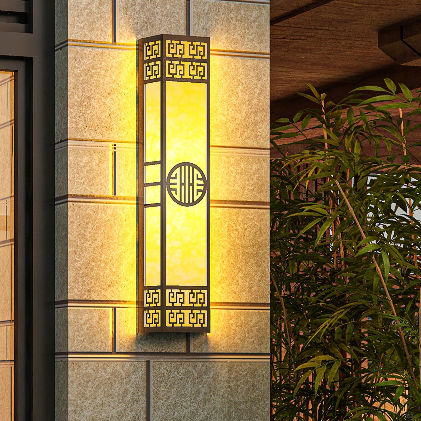 Striped Metal Nordic Inspired Wall Sconce