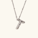 Load image into Gallery viewer, Balloon Gold Initial Necklace