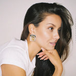 Load image into Gallery viewer, Jocelyn Gold Box Earrings