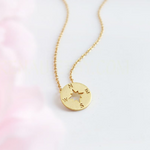 Load image into Gallery viewer, Round Compass Charm Necklace