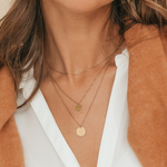 Load image into Gallery viewer, Round Pendant Set 3 Layer Disc Necklace