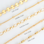Load image into Gallery viewer, Tube Chain Disc Bracelet Layered Bracelet Set