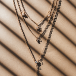 Load image into Gallery viewer, Boho Crystal Star Charms Layered Necklace