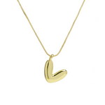 Load image into Gallery viewer, Chunky Feminine Letter Initial Necklace