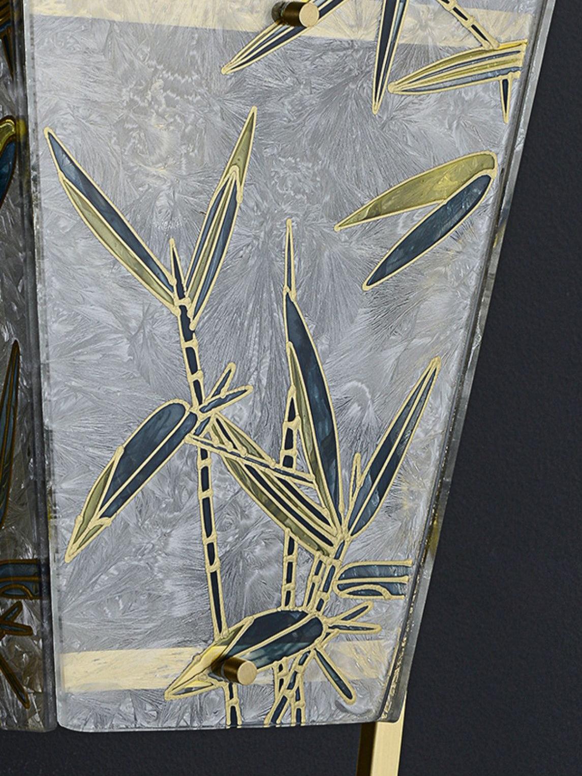 Enameled Glass Nordic Inspired Wall Sconce