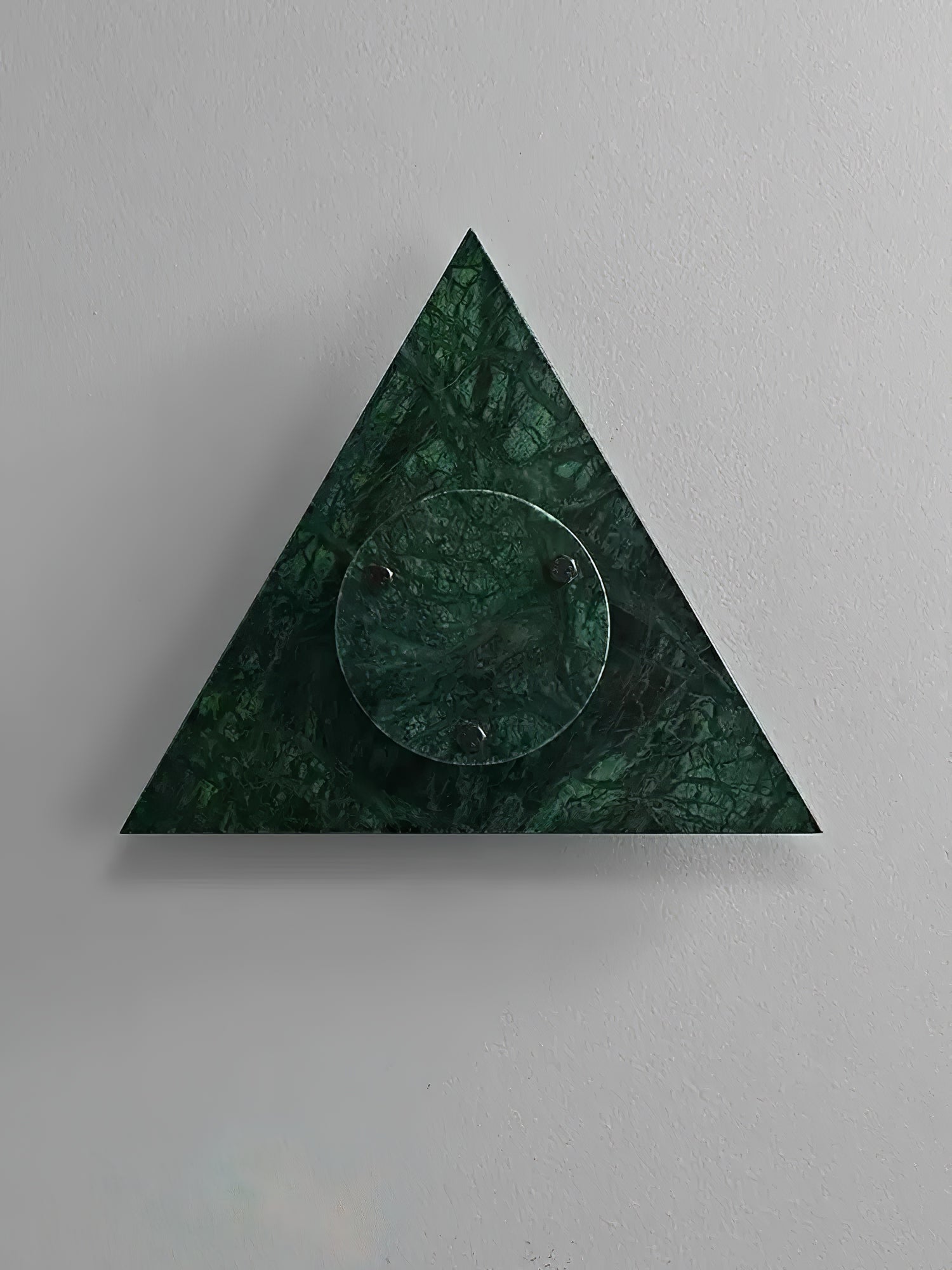 Triangular Marble Contemporary Wall Light