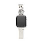 Load image into Gallery viewer, Bold Leather Chain Apple Watch Bands for Women