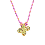 Load image into Gallery viewer, Chunky Gemstone Accented Initial Rope Necklace