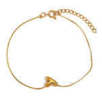 Load image into Gallery viewer, Dainty Bubble Letter Initial Bracelet