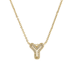 Load image into Gallery viewer, Dazzling Diamond Initial Necklace