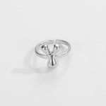 Load image into Gallery viewer, Cute Bubble Letter Initial Ring