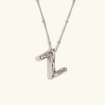 Load image into Gallery viewer, Balloon Gold Initial Necklace