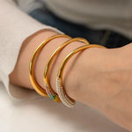 Load image into Gallery viewer, Accented Classy Bangle Cuff Bracelets