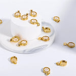 Load image into Gallery viewer, Accented Initial Chain Charm Necklace