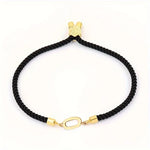 Load image into Gallery viewer, Adjustable Angled Serif Letter Initial Bracelets