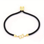 Load image into Gallery viewer, Adjustable Angled Serif Letter Initial Bracelets