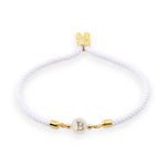 Load image into Gallery viewer, Adjustable Dainty Letter Initial Bracelet