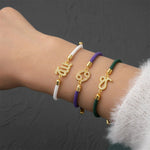 Load image into Gallery viewer, Adjustable Diamond Zodiac Sign Bracelet