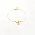 Load image into Gallery viewer, Adjustable Shape Letter Initial Bracelets