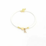 Load image into Gallery viewer, Adjustable Shape Letter Initial Bracelets