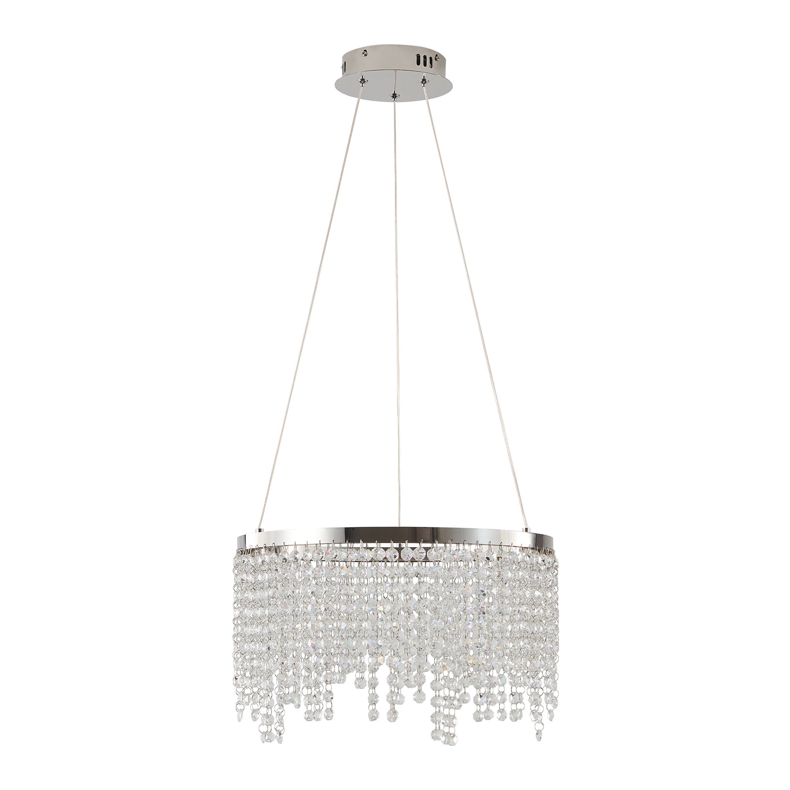 AESTIN'S DECOR Ceiling Light 15.7-Inch Luxury Modern Crystal Pendant Light Chandelier