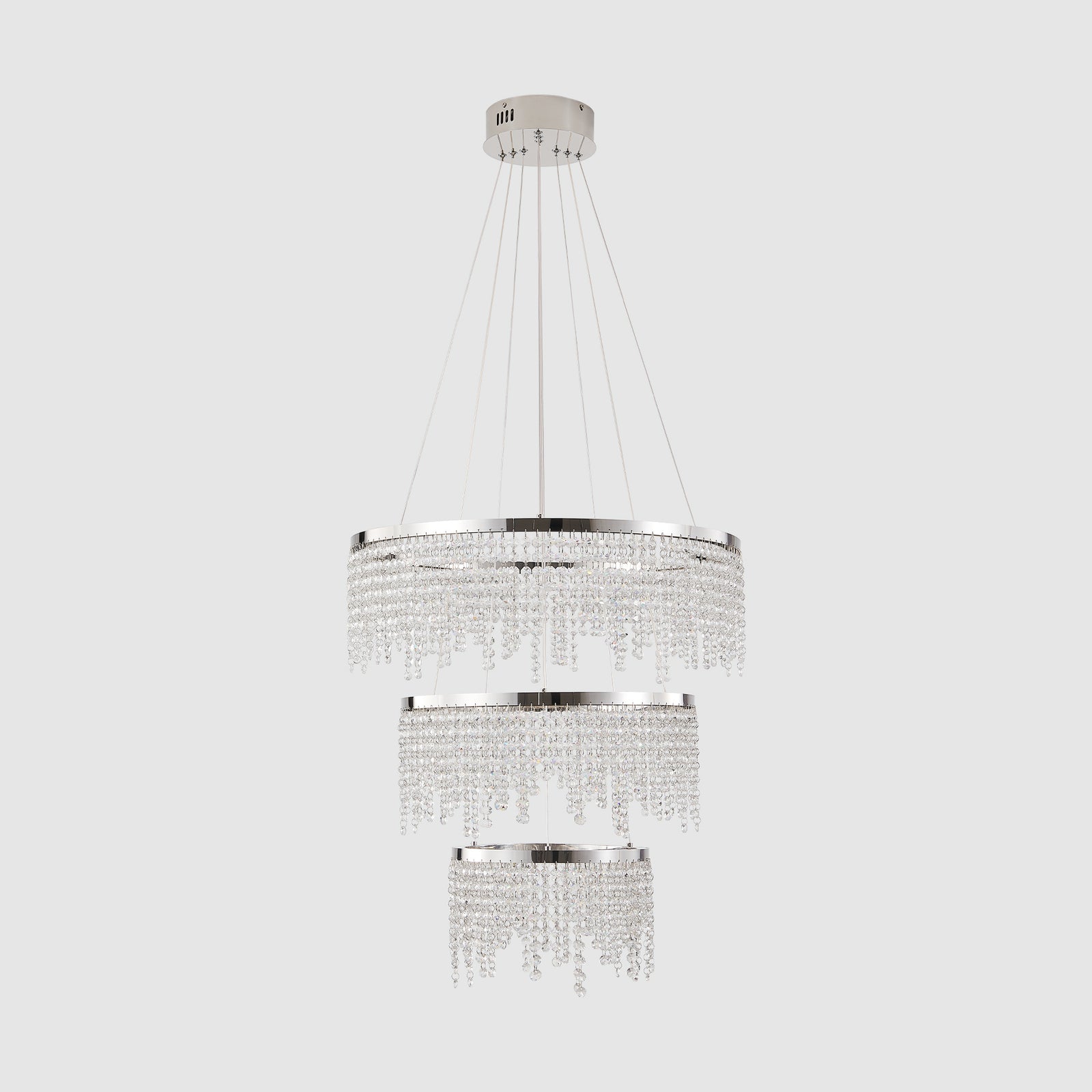 AESTIN'S DECOR Ceiling Light 23.6-Inch Luxury Modern Crystal Pendant Chandelier