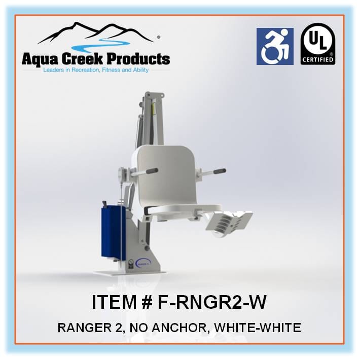 AQUA CREEK White Ranger 2 Pool Lift - F-RNGR2