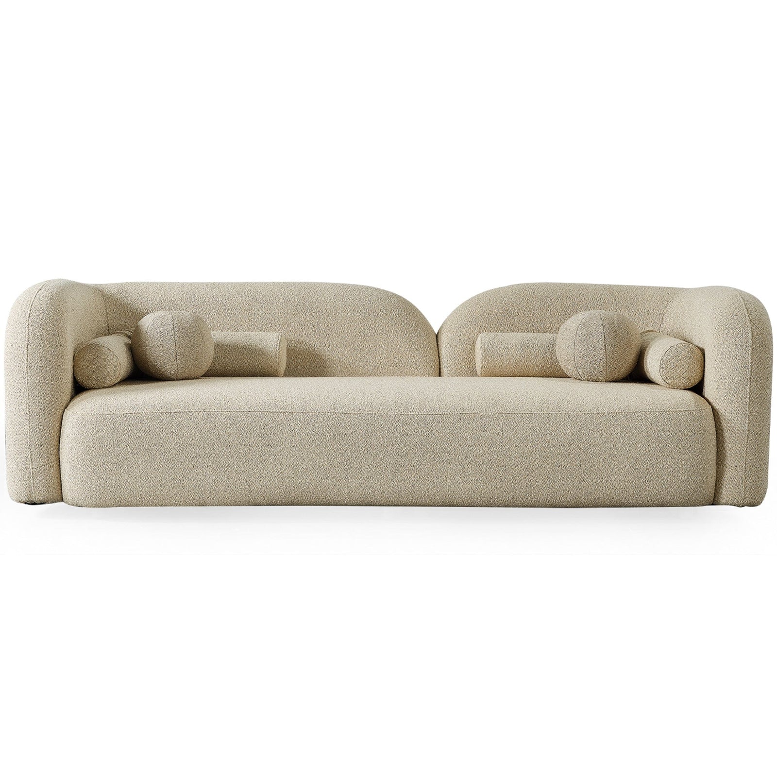 Ashcroft Imports Donna Japandi Style Boucle Sofa
