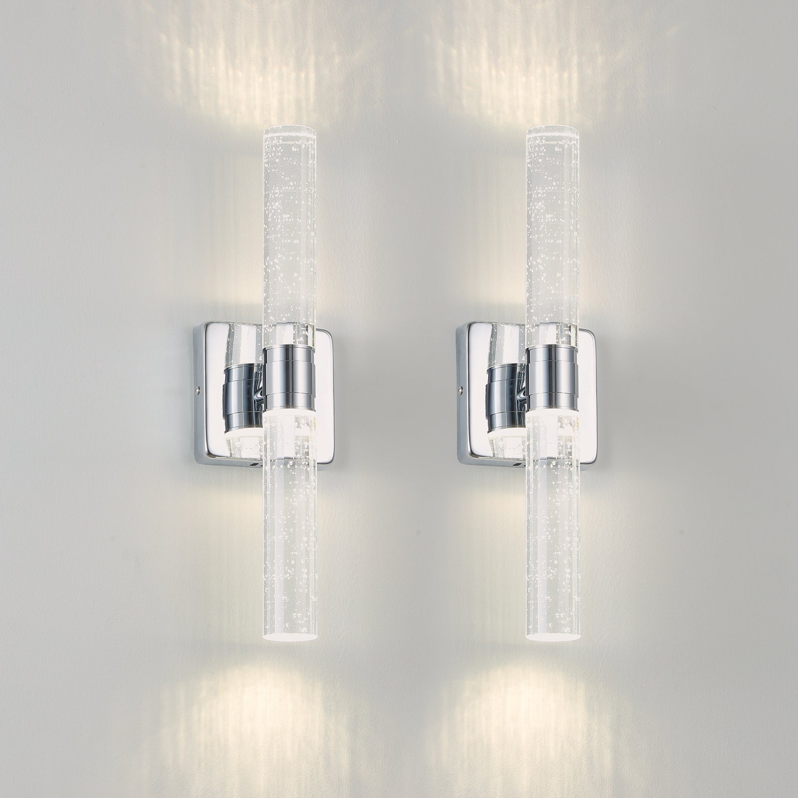 Minimalist Contemporary Crystal Wall Light