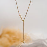 Load image into Gallery viewer, Water Pearl Necklace Layered Pearl Necklace