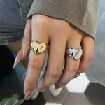 Load image into Gallery viewer, Bold Statement Heart Rings