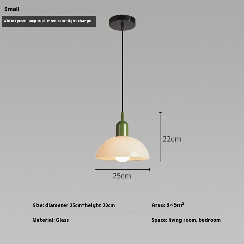 Antique Glass Retro Pendant Light