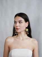 Load image into Gallery viewer, Celestials Star Astrology Sun Earrings