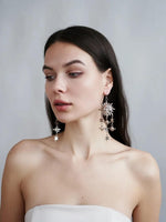 Load image into Gallery viewer, Celestials Star Astrology Sun Earrings
