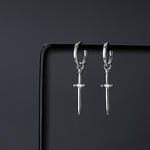 Load image into Gallery viewer, Dagger Earrings Crossed Swords Stud Earrings
