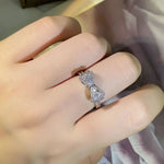 Load image into Gallery viewer, Charming Diamond Bow Ring