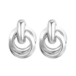 Load image into Gallery viewer, Circular Geometric Interwoven Earrings
