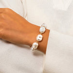 Load image into Gallery viewer, Classy Asymmetric Pearl Bracelet