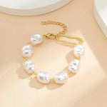 Load image into Gallery viewer, Classy Asymmetric Pearl Bracelet