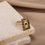 Load image into Gallery viewer, Classy Evil Eye Heart & Rectangle Rings