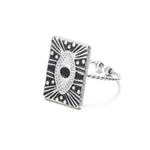 Load image into Gallery viewer, Classy Evil Eye Heart & Rectangle Rings