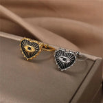 Load image into Gallery viewer, Classy Evil Eye Heart & Rectangle Rings