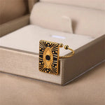 Load image into Gallery viewer, Classy Evil Eye Heart & Rectangle Rings
